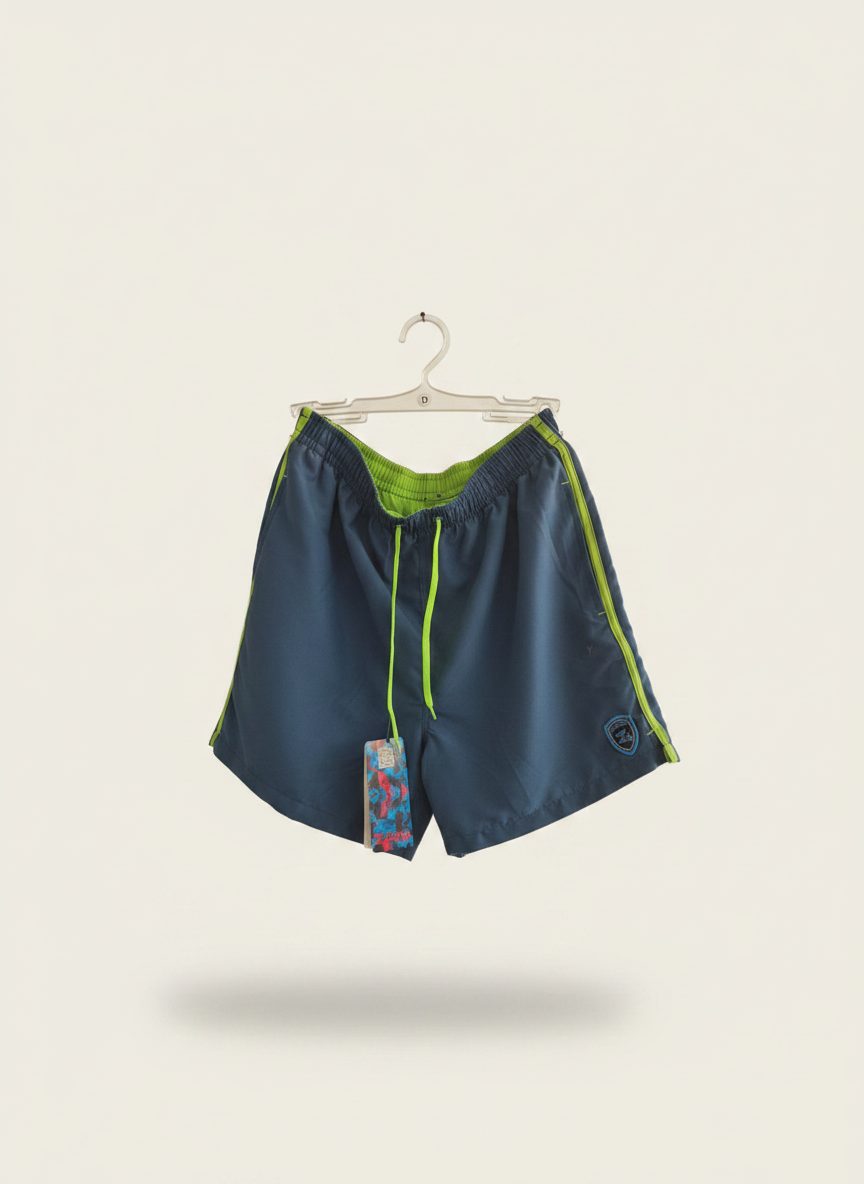 Men's Swim Shorts with Neon Details — clothing