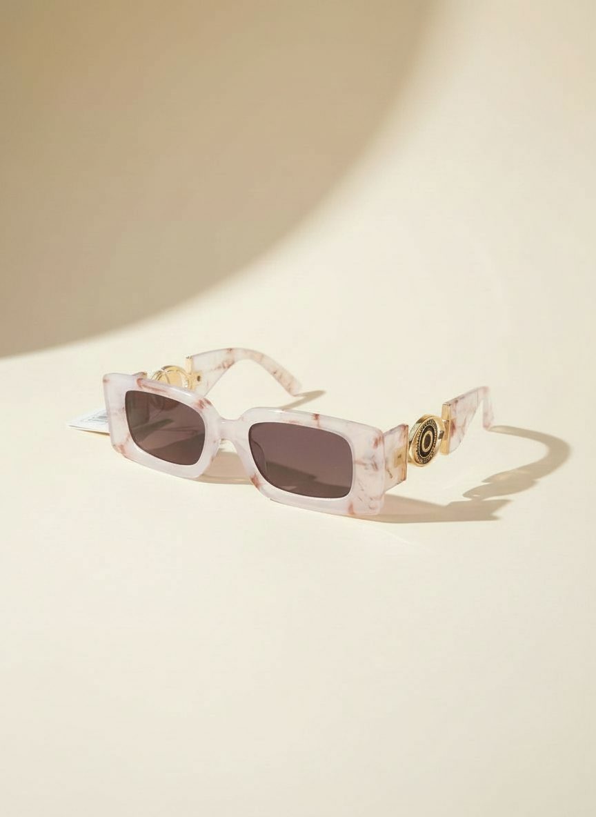 Vintage Chic Marble Effect Sunglasses — accessories